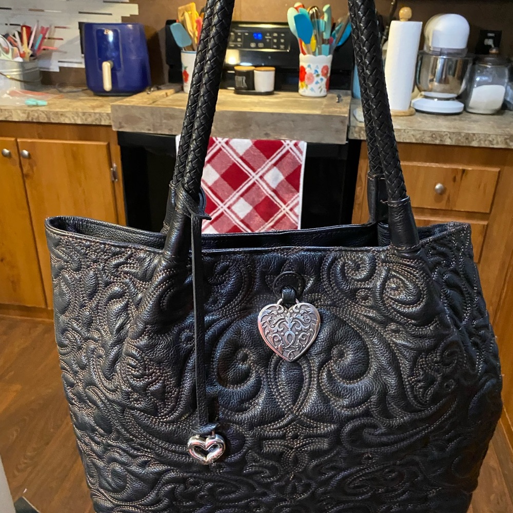 Brighton Casablanca Navarra Soft Tote with Heart Accents - Picture 8 of 9